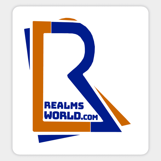 r logo . com Sticker by Realms.World